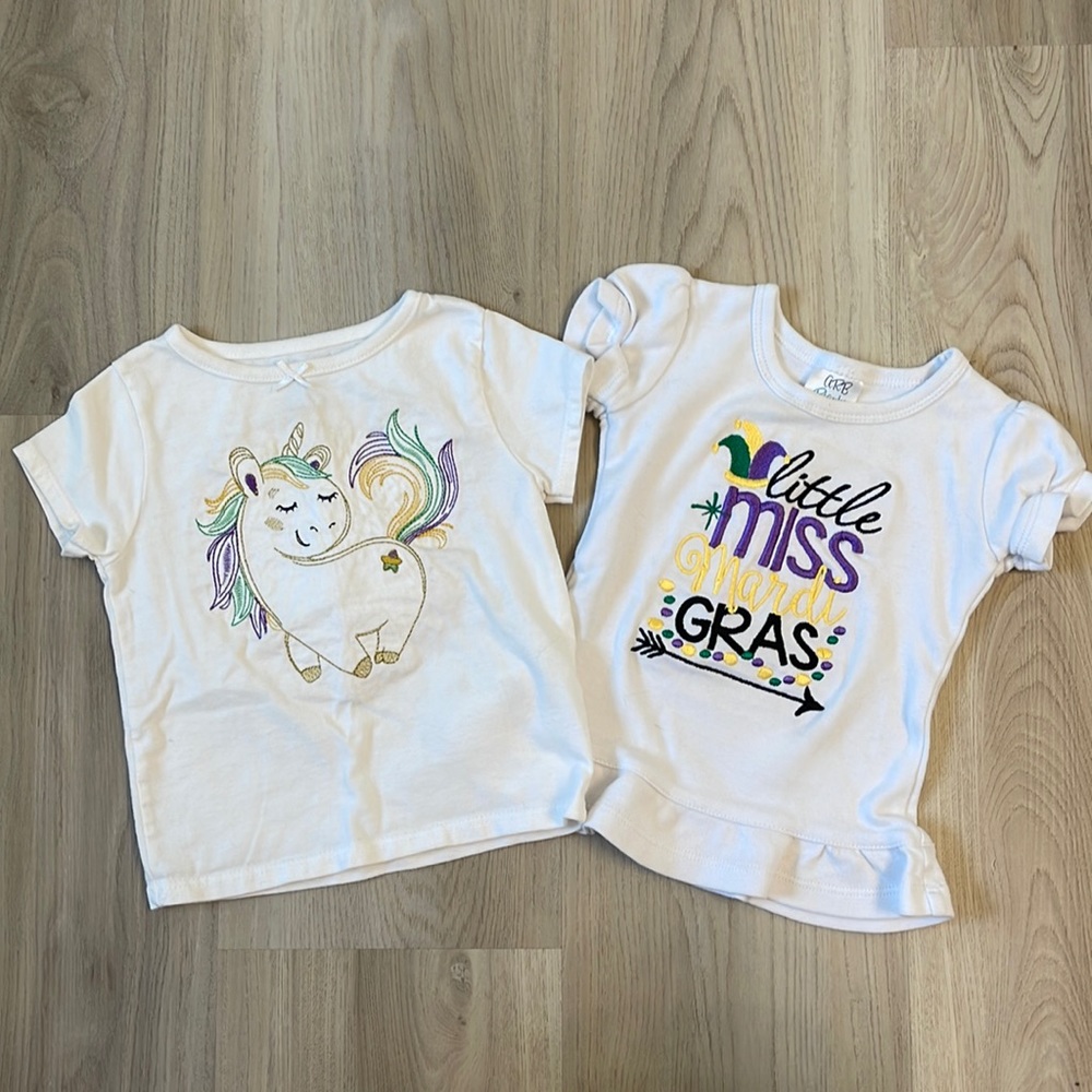 🌟Baby Girl Mardi Gras Bundle - Size 12M🌟